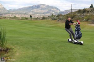 Golfboarding at NK'Mip Canyon Desert Golf Course